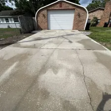 Driveway washing