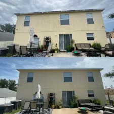 Exterior house washing