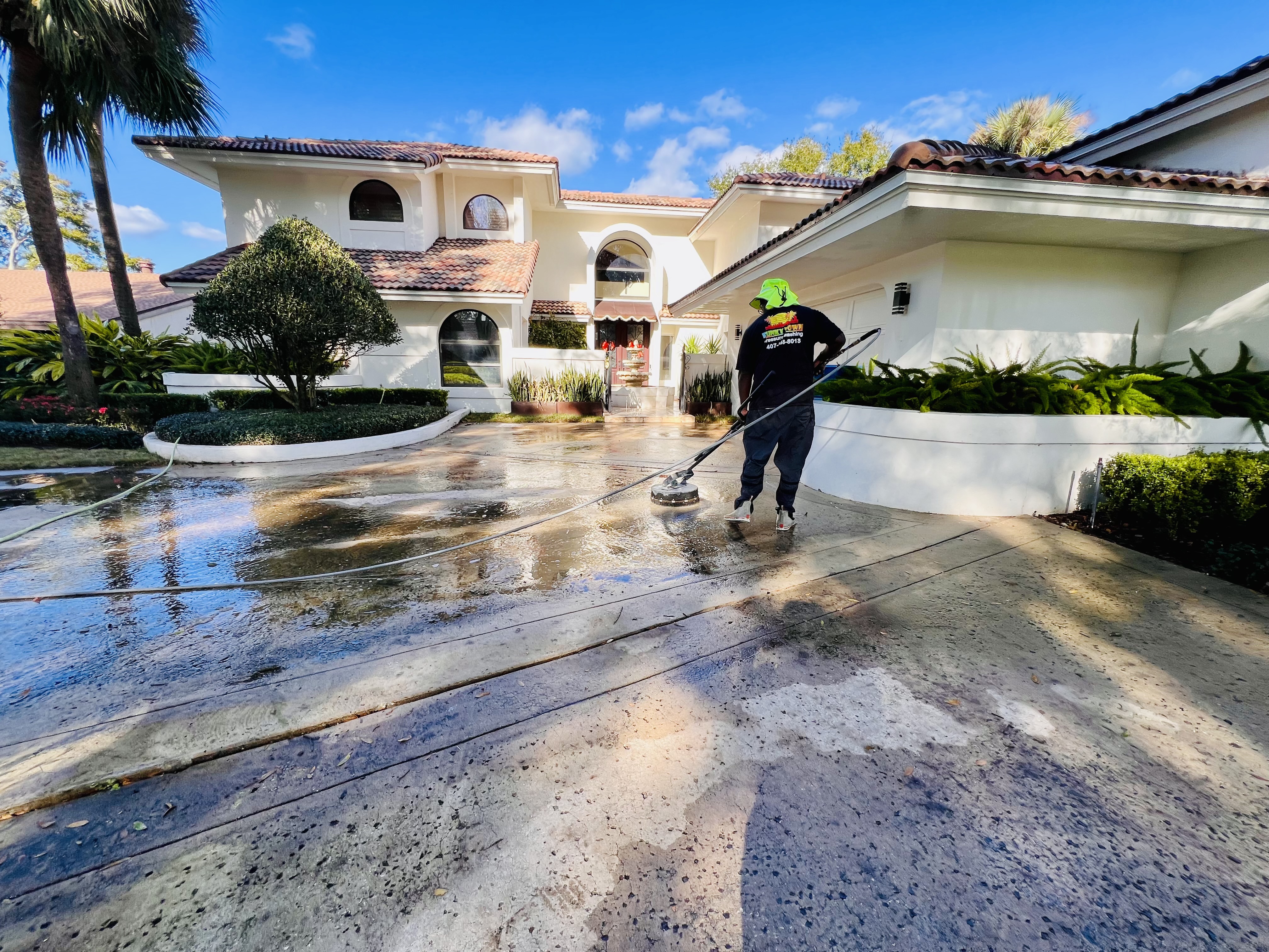 Another satisfied customer ! House Wash and Driveway Cleaning!