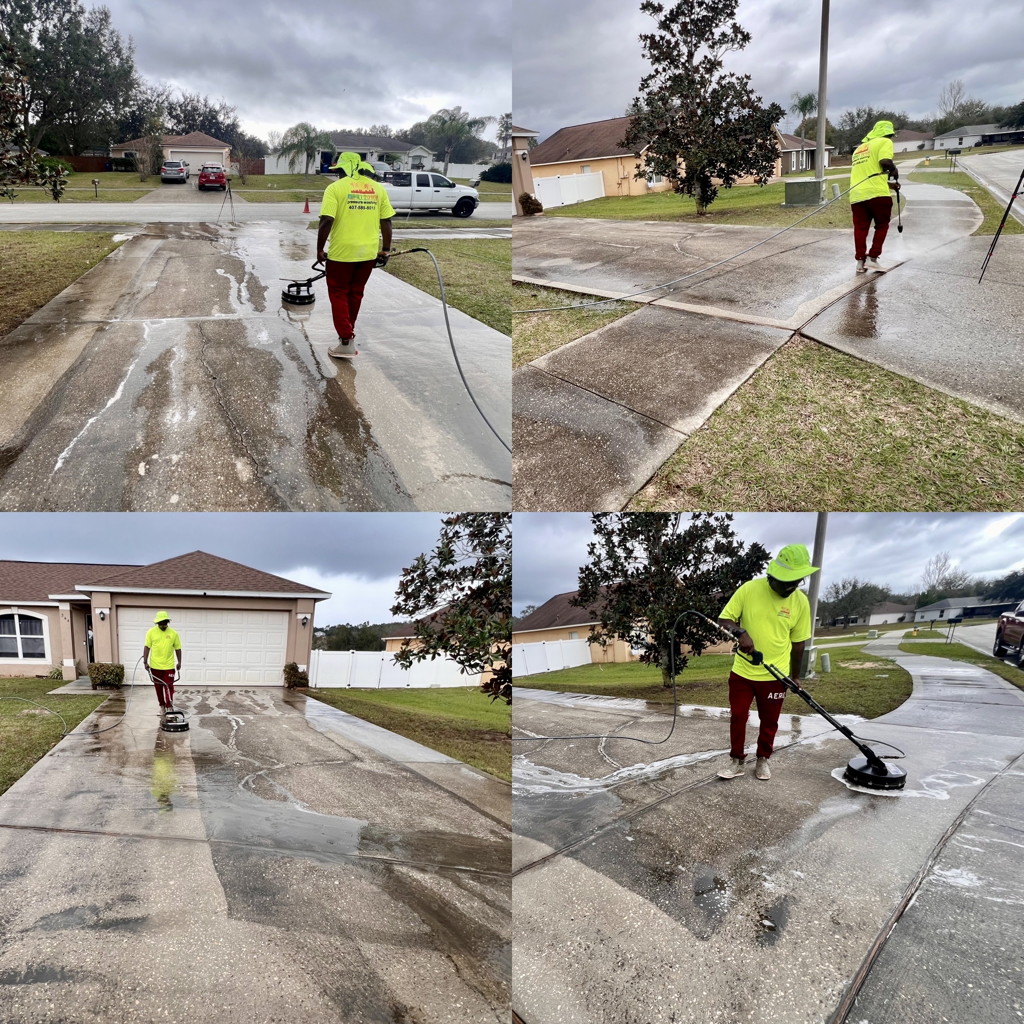 Top Quality Funky Town Pressure Washing Performed in Clermont Florida!