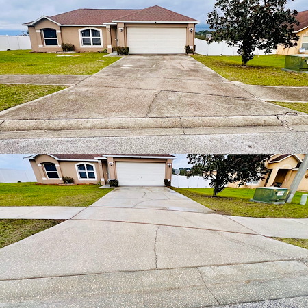 Top Quality Funky Town Pressure Washing Performed in Clermont Florida!
